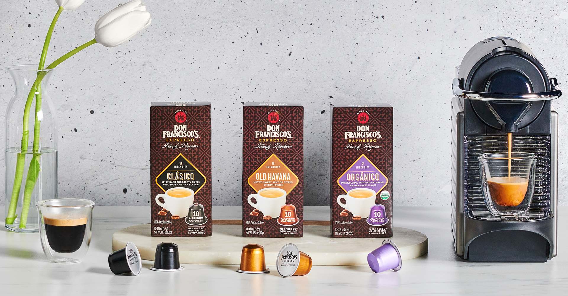 Don Francisco's Aluminum Espresso Capsules