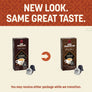 New Look. Same Great Taste. You may receive either package while we transition.