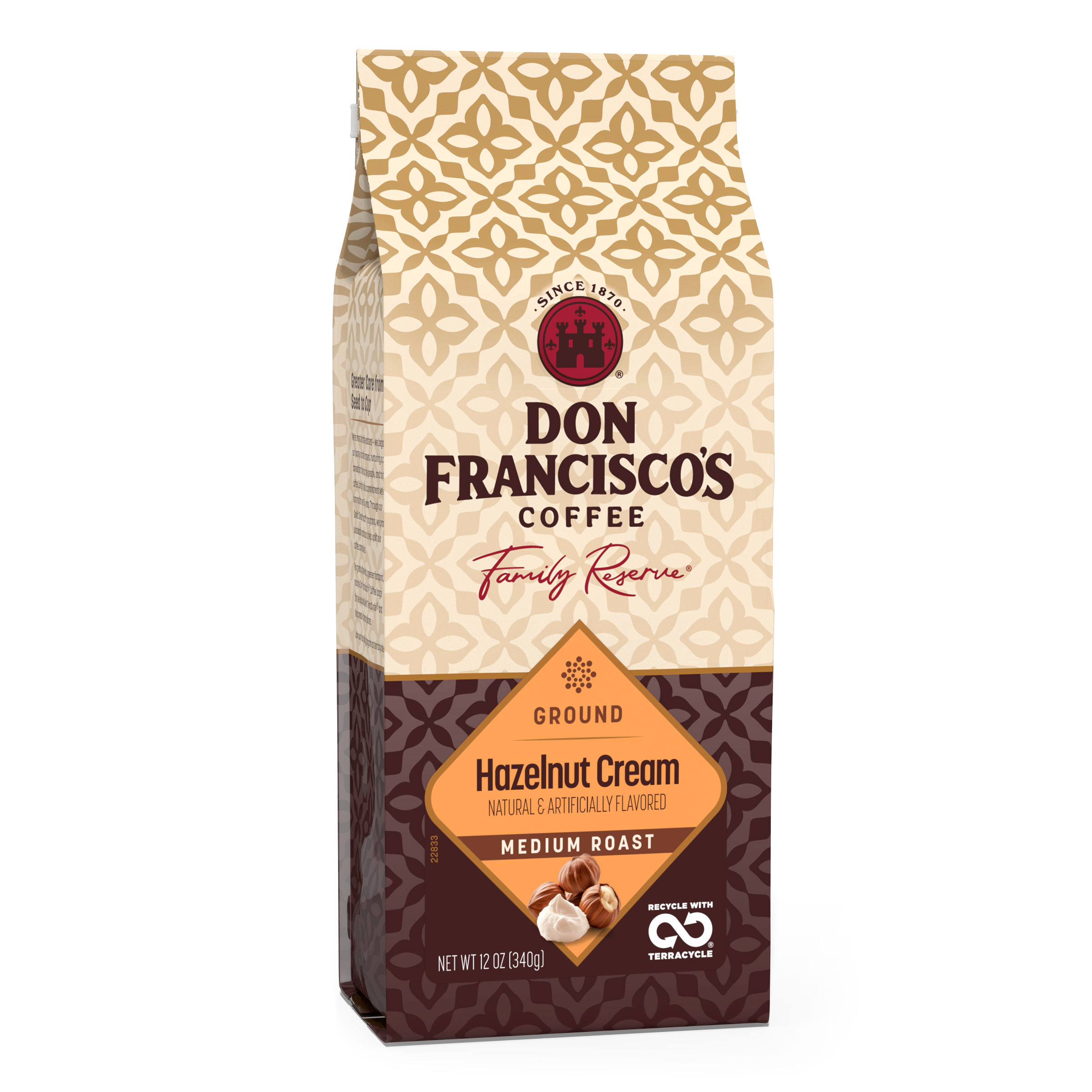 Don Francisco's Coffee Hazelnut Cream Ground 12 oz. Bag