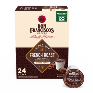 Don Francisco's French Roast Coffee Pods - 24 Count