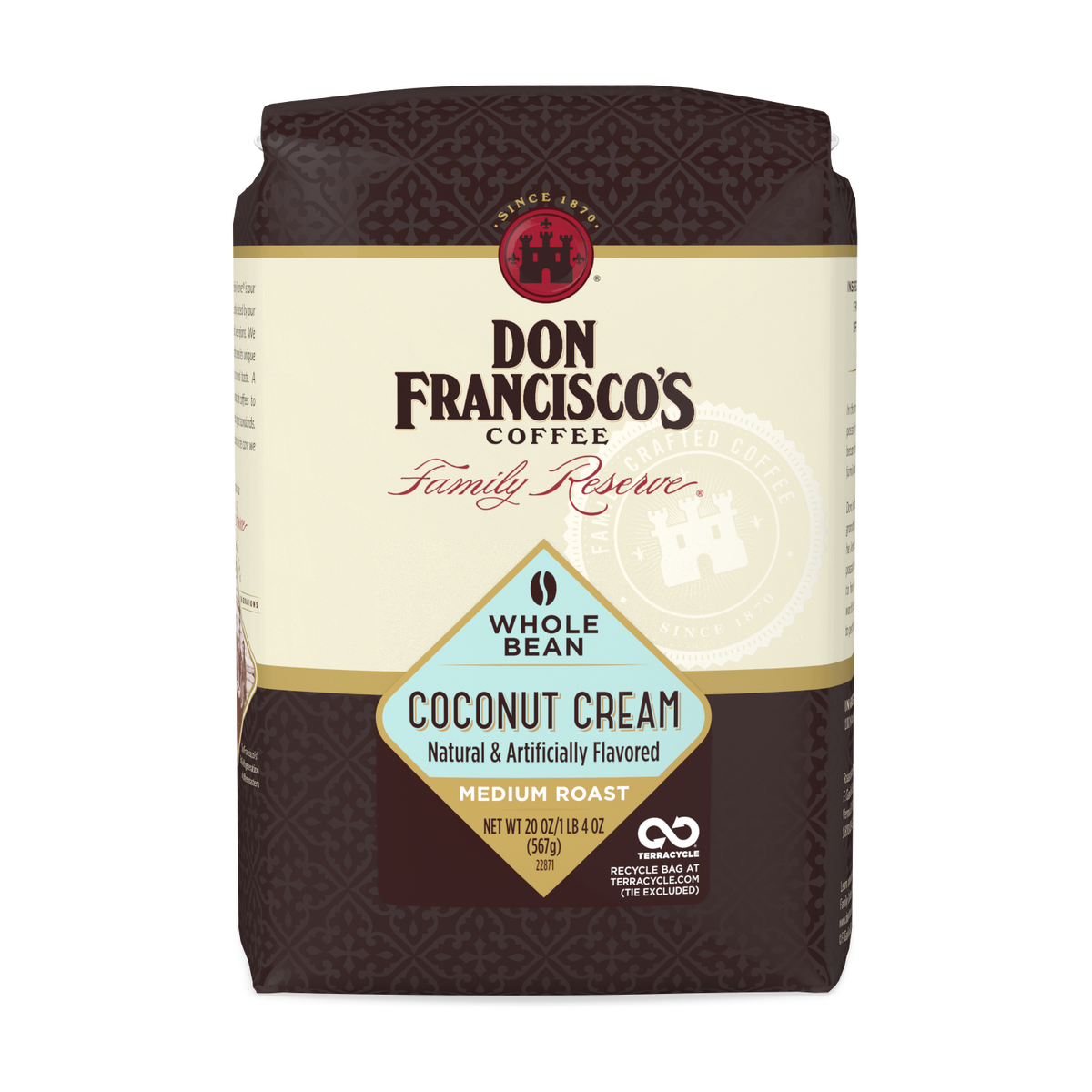Coconut Cream Coffee Bag – Don Francisco's Coffee