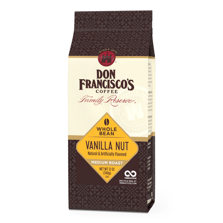Don Francisco's Vanilla Nut Whole Bean Coffee Bag - 12 oz.