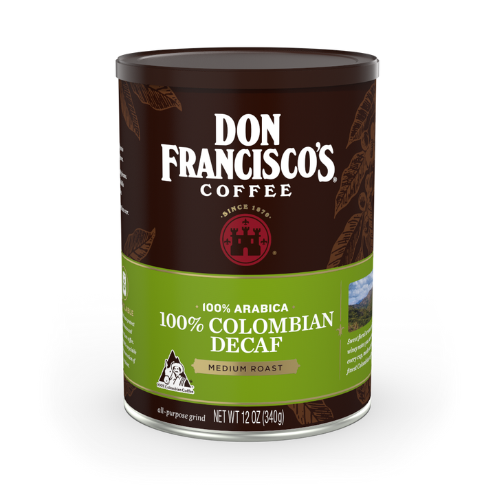 Don Francisco's Coffee 100% Colombian Decaf Coffee Can - 12 oz.