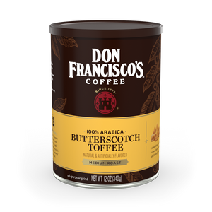 Don Francisco's Coffee Butterscotch Toffee Coffee Can