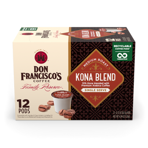 Don Francisco's Coffee Kona Blend Coffee Pods - 12 Count