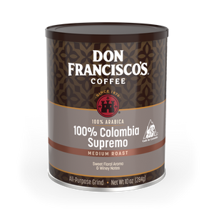 Don Francisco's Coffee 100% Colombia Supremo Coffee Can - 10 oz.