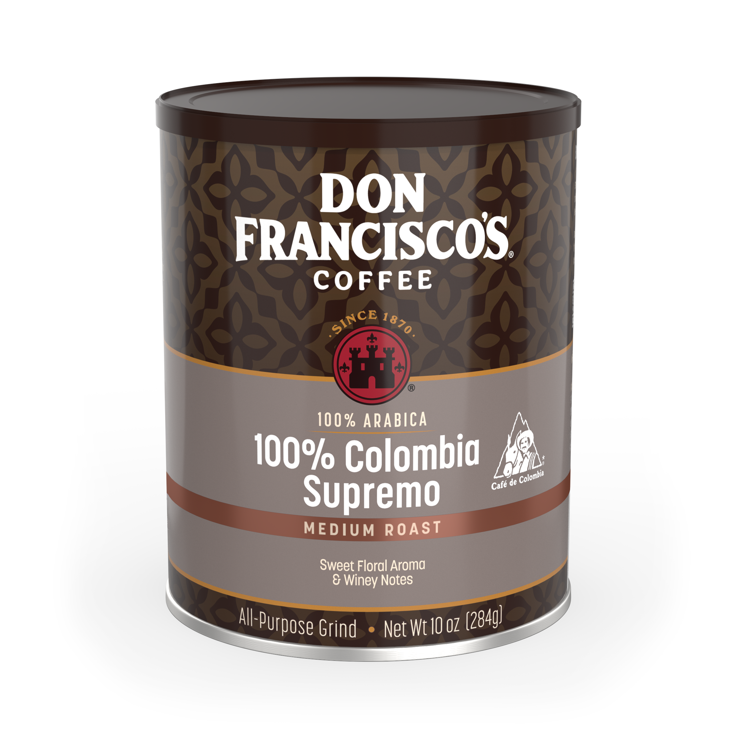 Shop Don Francisco's 100% Colombia Supremo Coffee Can - 12 Oz