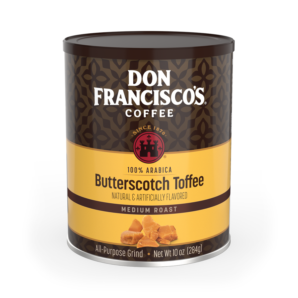 Shop Don Francisco's Butterscotch Toffee Medium Roast Coffee Can