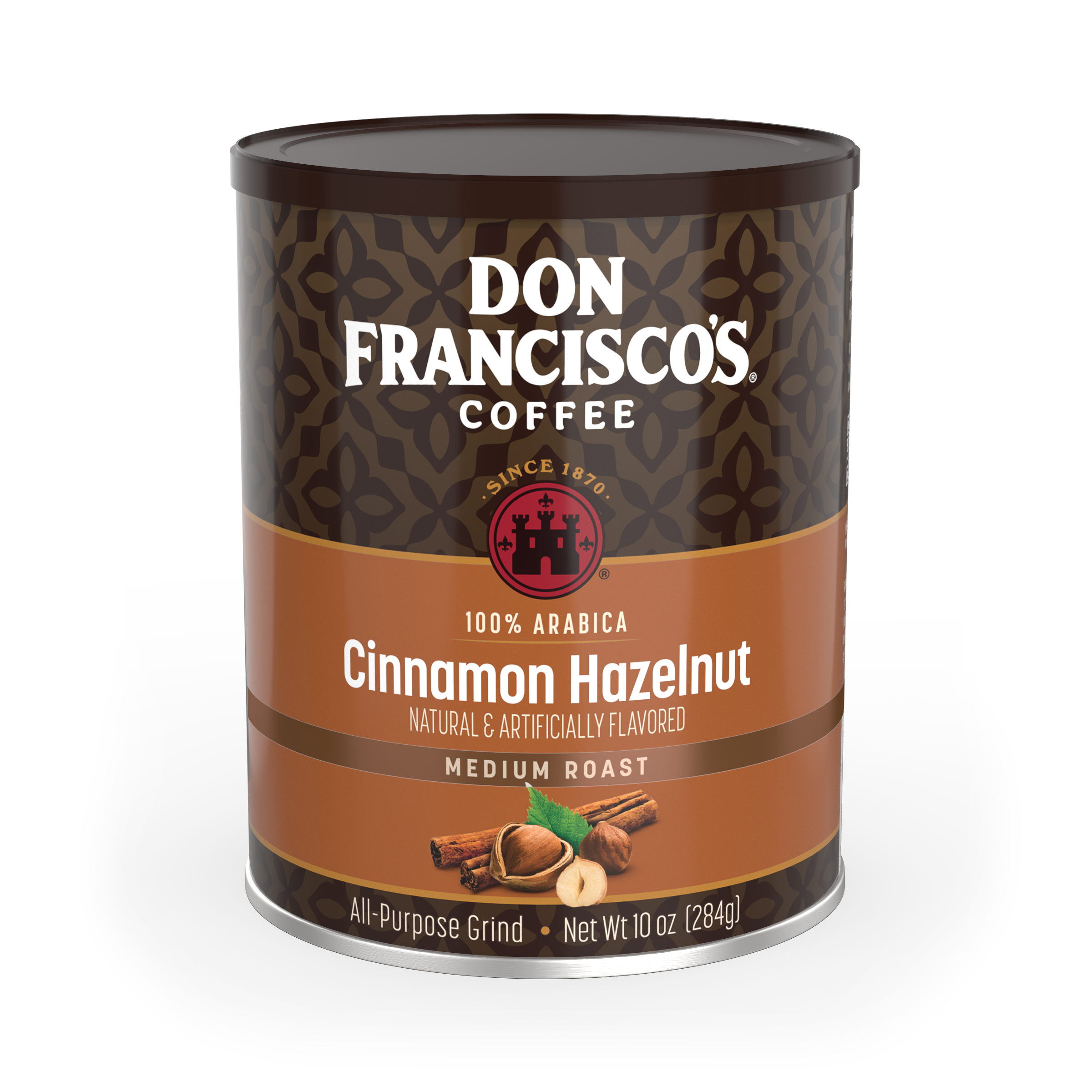 Shop Don Francisco's Cinnamon Hazelnut Medium Roast Coffee Can Shop Don Francisco's Cinnamon Hazelnut Medium Roast Coffee Can