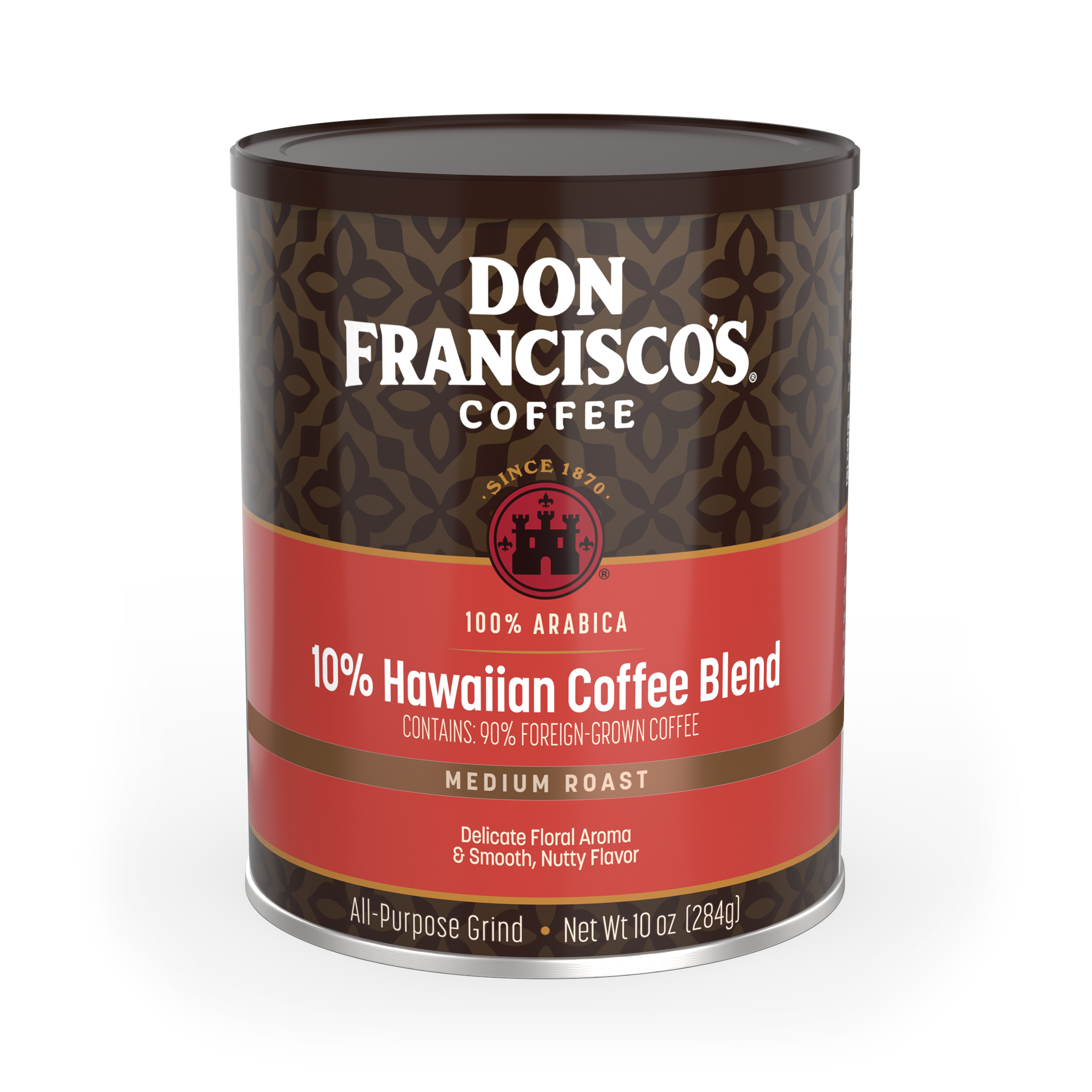 Shop Don Francisco's 10% Hawaiian Medium Roast Coffee Blend Can
