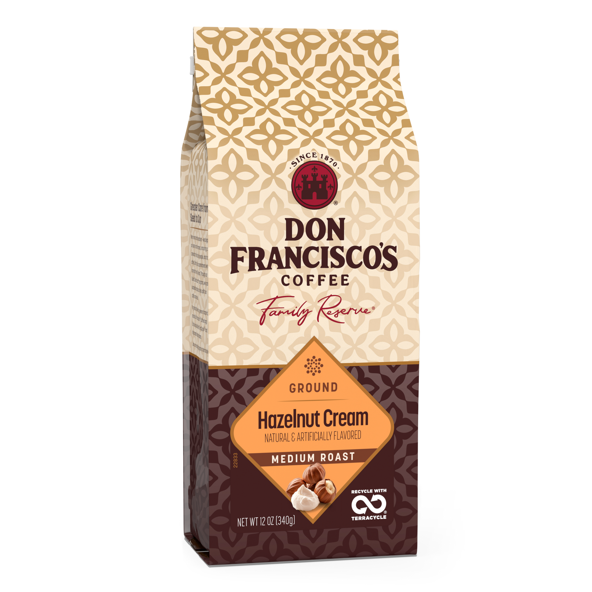 Don Francisco's Coffee Hazelnut Cream Ground 12 oz. Bag
