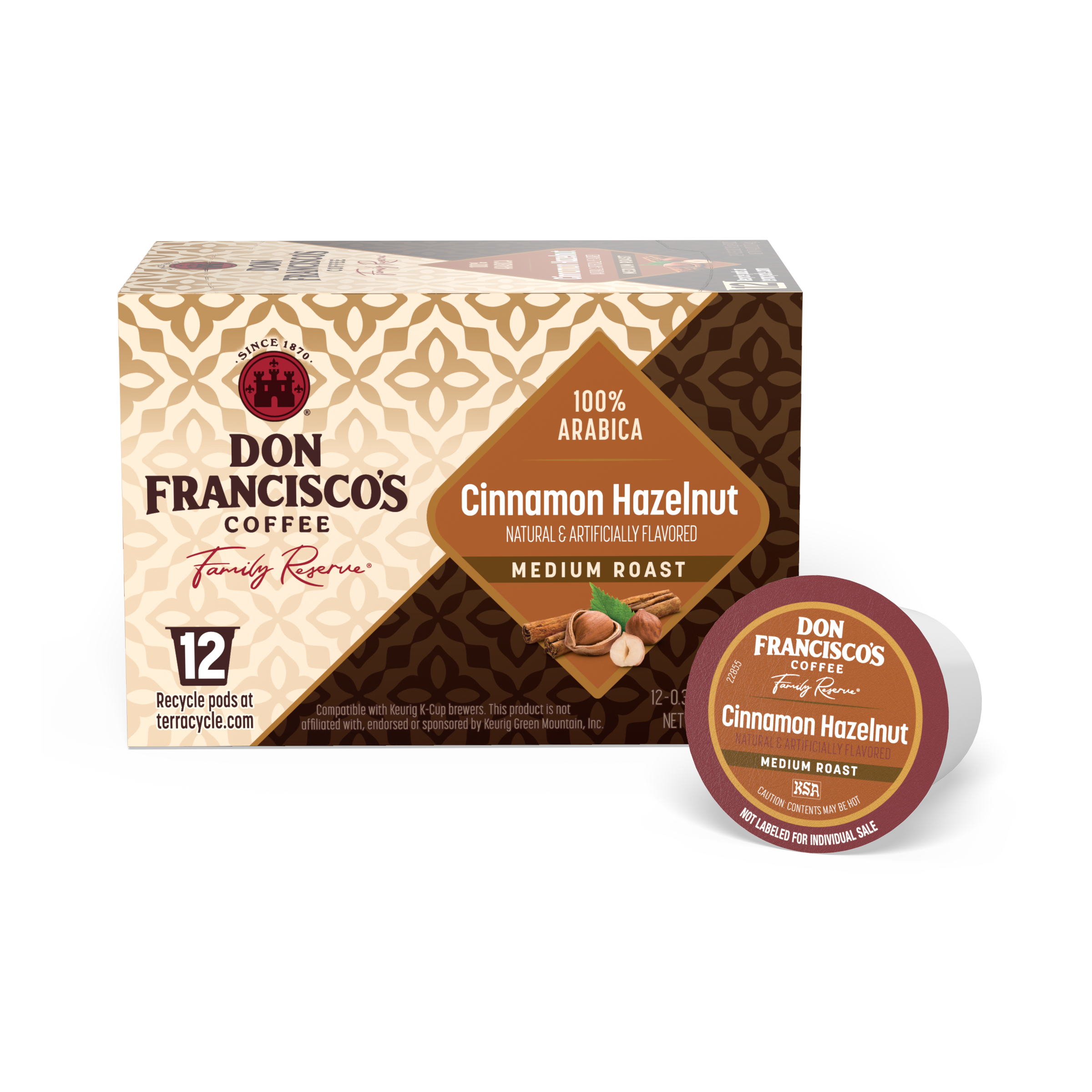NO CUT/限定150枚/GISM.ZOUO.SWANKYS.CONFUSE Shop Cinnamon Hazelnut Coffee Pods | Don Francisco's Coffee
