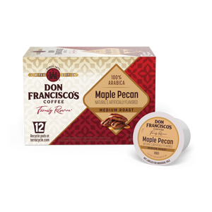 Don Francisco's Maple Pecan Flavored Coffee Pods - 12 ct