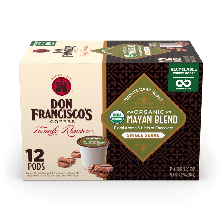 Organic Mayan Blend Coffee Pods