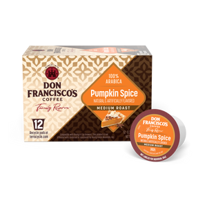 Don Francisco's Pumpkin Spice Coffee Pods - 12 Count