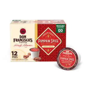 Don Francisco's Pumpkin Spice Coffee Pods - 12 Count