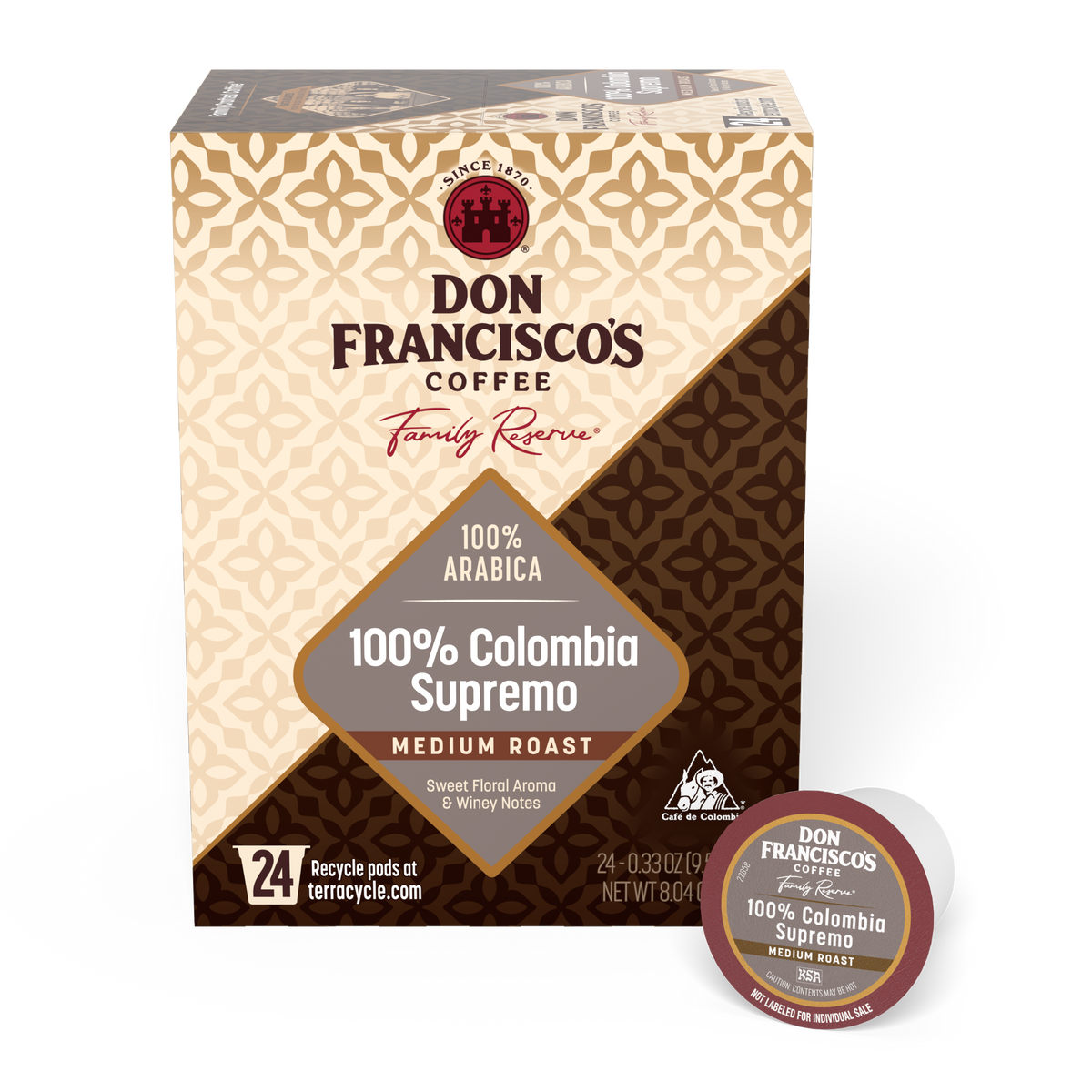 Single Origin Colombian Coffee Pods | Don Francisco's – Don
