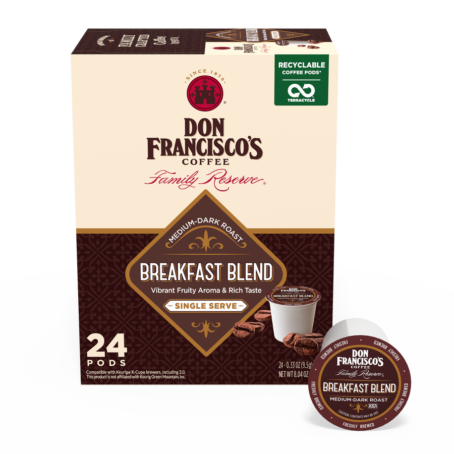 Don Francisco's Coffee Breakfast Blend Coffee Pods - 24 Count
