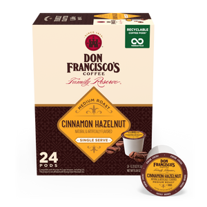 Don Francisco's Cinnamon Hazelnut Coffee Pods - 24 Count