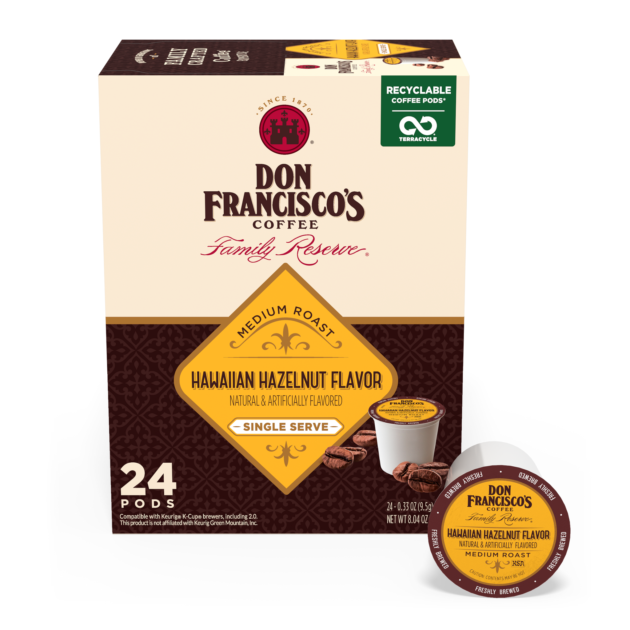 Hazelnut Cappuccino Dolce Gusto Compatible Capsules - Fap Factory