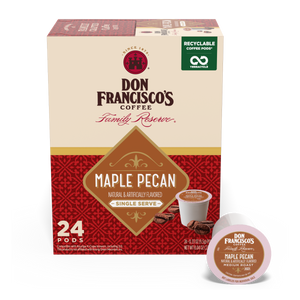 Don Francisco's Maple Pecan Flavored Coffee Pods - 24 ct