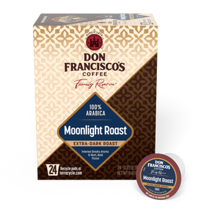 Don Francisco's Coffee Moonlight Roast Coffee Pods - 12 Count