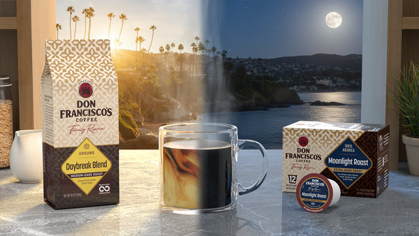 Don Francisco's Coffee Daybreak Blend and Moonlight Roast