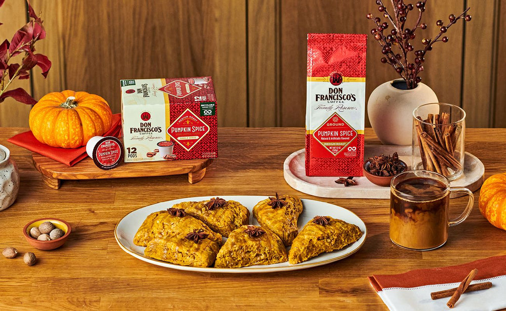 Don Francisco's Pumpkin Spice Coffee Scones Recipe