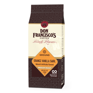 Don Francisco's Orange Vanilla Swirl Ground Coffee Bag - 12 oz.