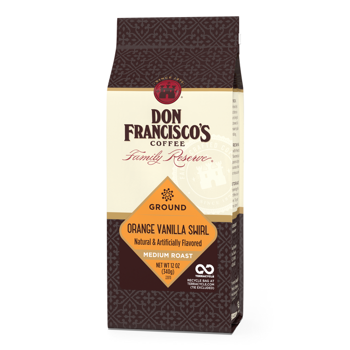 Don Francisco's Orange Vanilla Swirl Ground Coffee Bag - 12 oz.