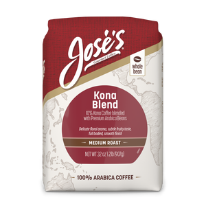 Jose's 2 lb. Kona Blend Coffee Bag - Whole Bean