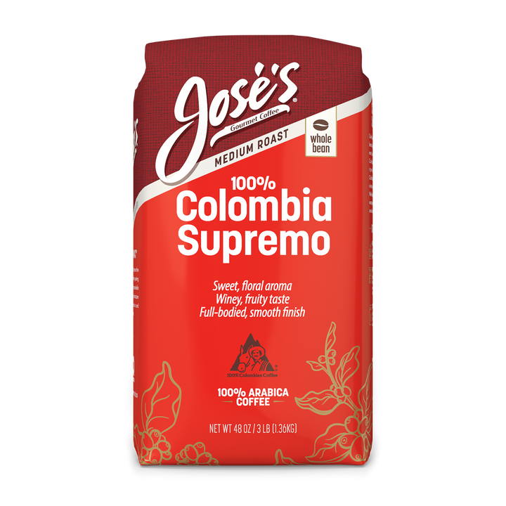 Jose's 100% Colombia Supremo 3 Lb. Coffee Bag
