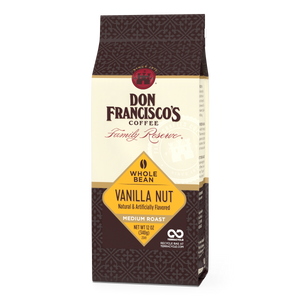 Don Francisco's Vanilla Nut Whole Bean Coffee Bag - 12 oz.