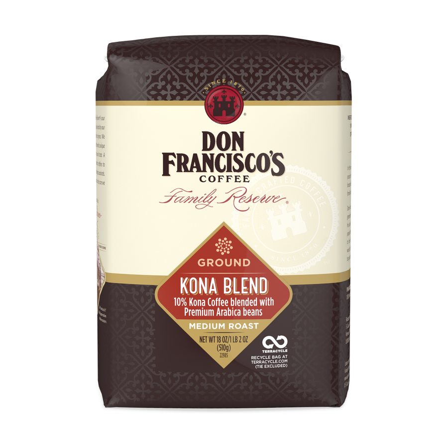 Don Francisco's Kona Blend Ground Coffee Bag - 18 oz.