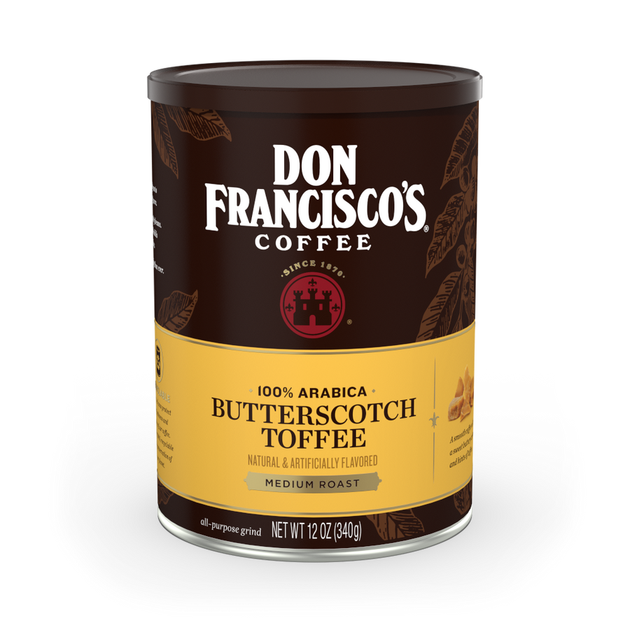 Don Francisco's Coffee Butterscotch Toffee Coffee Can