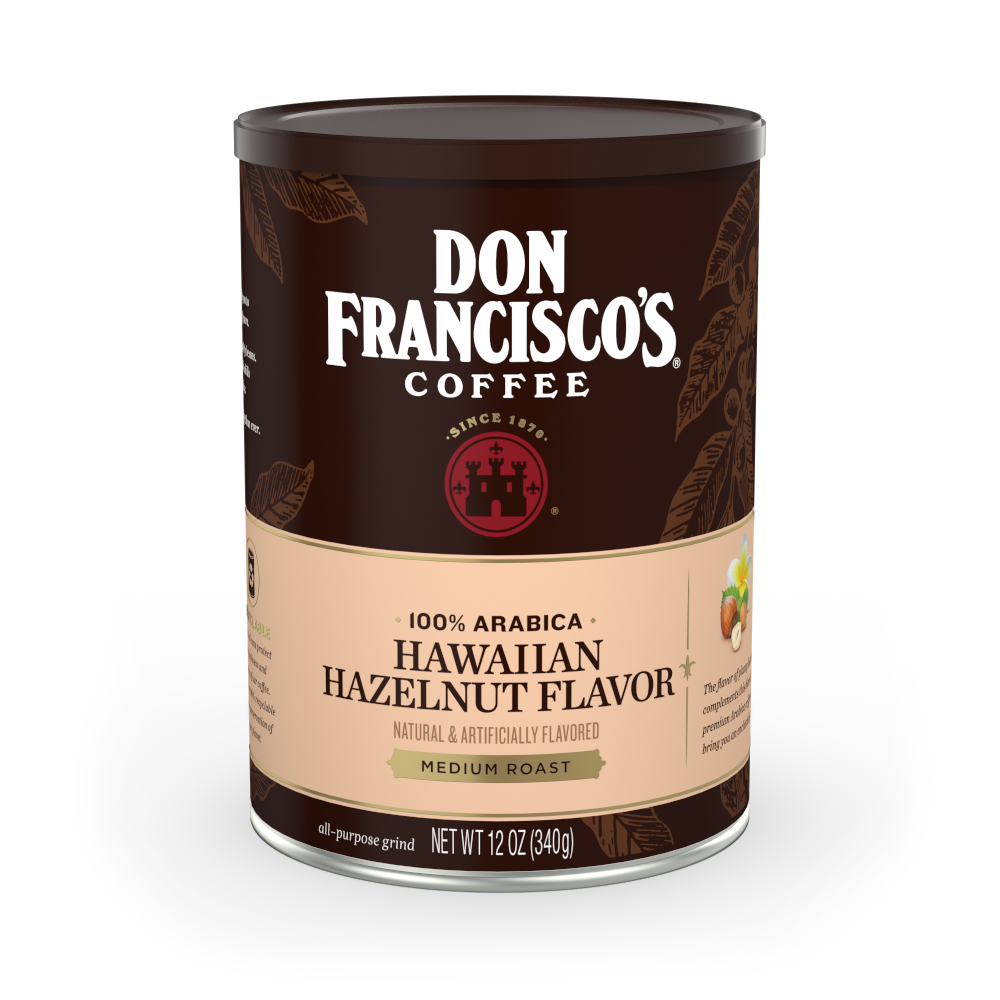 Don Francisco's Coffee Hawaiian Hazelnut Coffee Can - 12 oz.