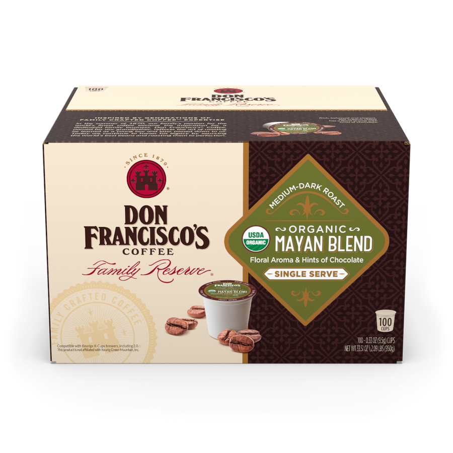 Don Francisco's Coffee Organic Mayan Blend Coffee Pods - 100 Count