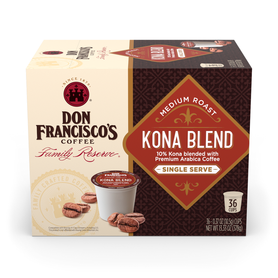 Don Francisco's Coffee Kona Blend Coffee Pods - 36 Count