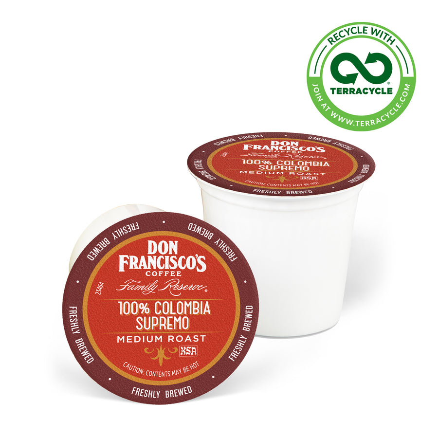 Don Francisco's Coffee Colombia Supremo Recyclable Coffee Pods
